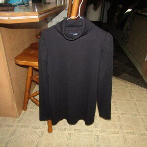 Black turtleneck studio park women's large